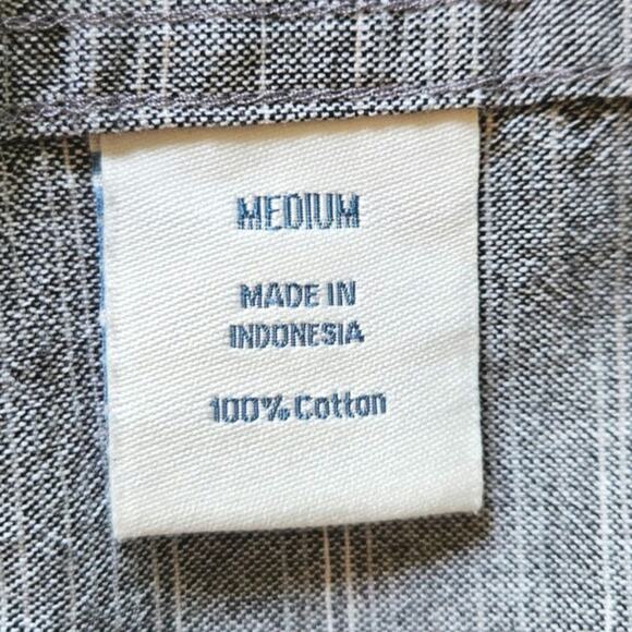 Urban Pipeline Button Down TShirt Cotton Short Sleeves Blue Boy's Medium - Picture 4 of 5